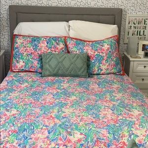 Lily Pulitzer Quilt and Shams